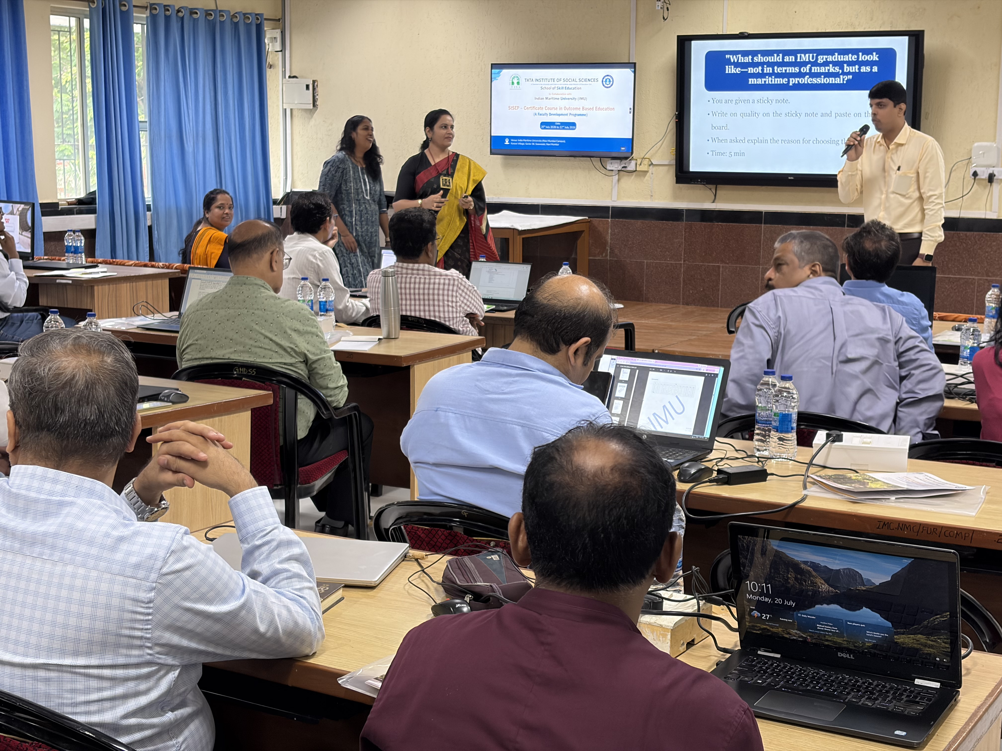 StSEP- Certificate Course in Outcome-Based Education  in collaboration with the Indian Maritime University (IMU)