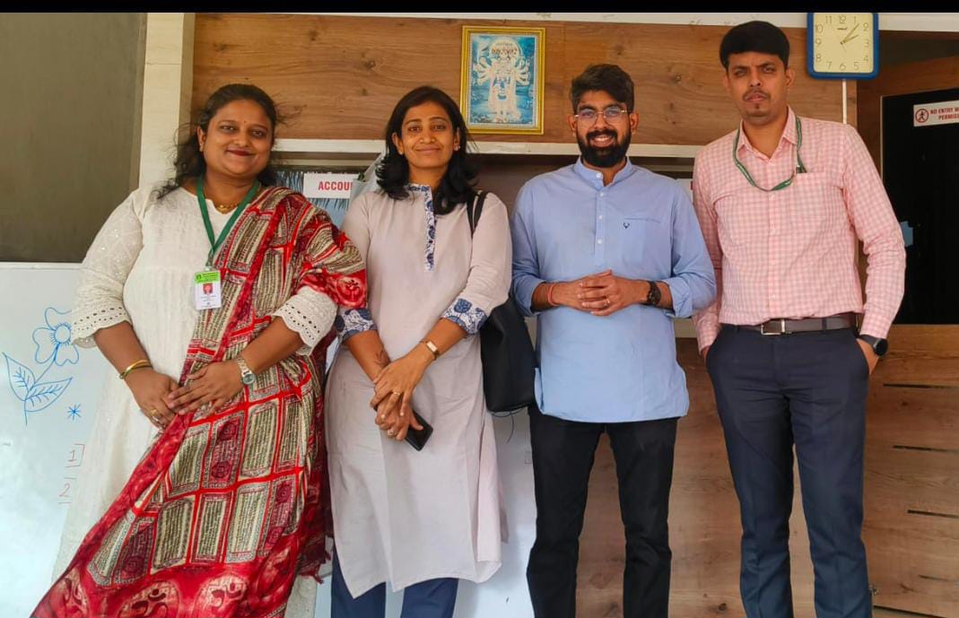 with Bajaj CSR Team