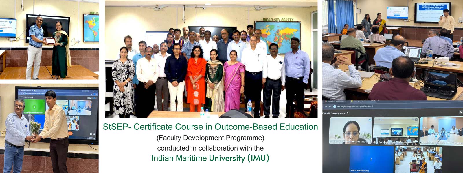 StSEP- Certificate Course in Outcome-Based Education (Faculty Development Programme)